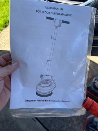 Floor buffer new condition - $200