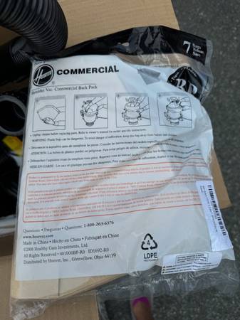 Hoover C2401 Commercial Backpack Shoulder Vacuum - $319 (Waltham)