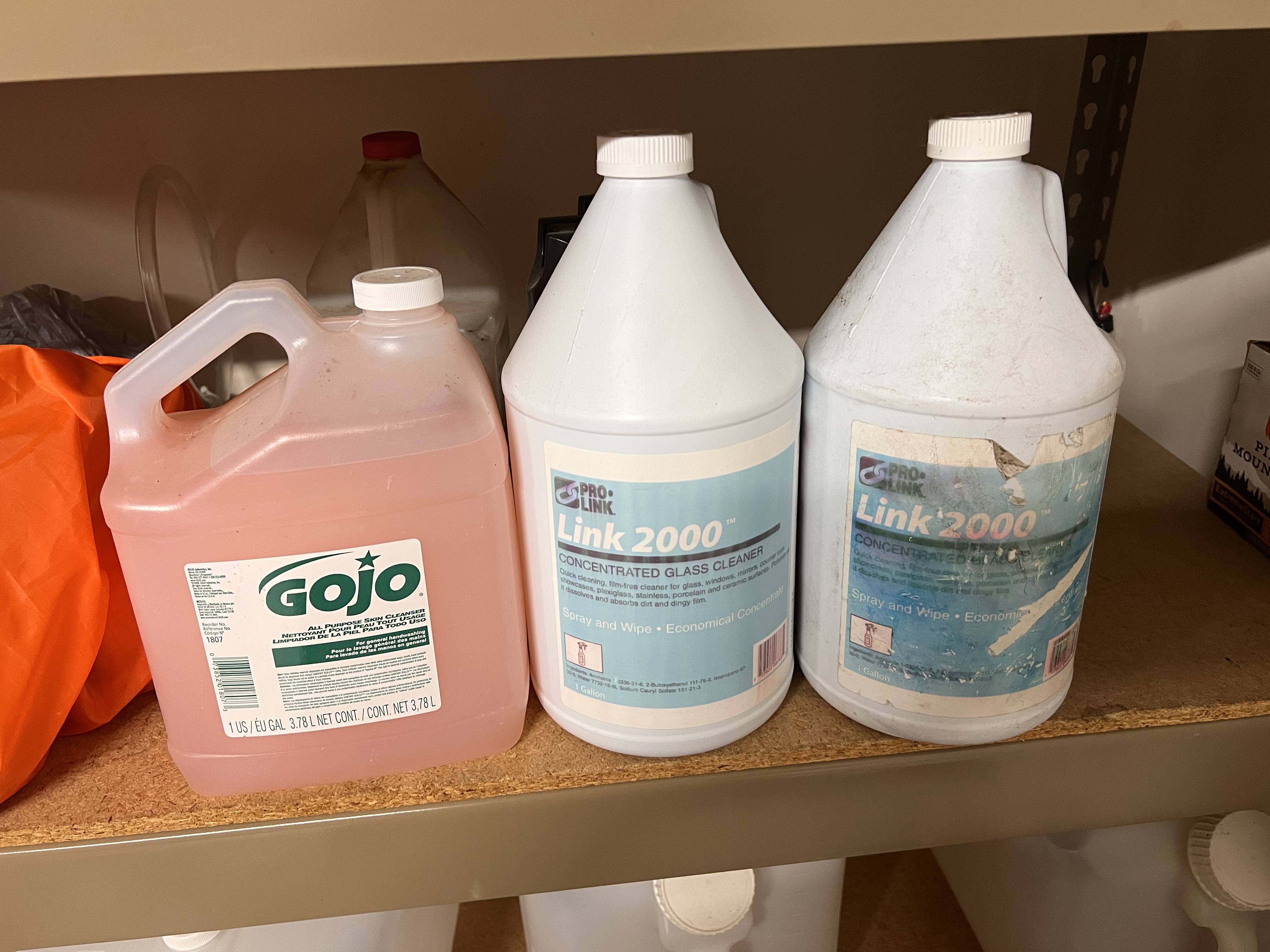 Bulk of Janitorial Equipment