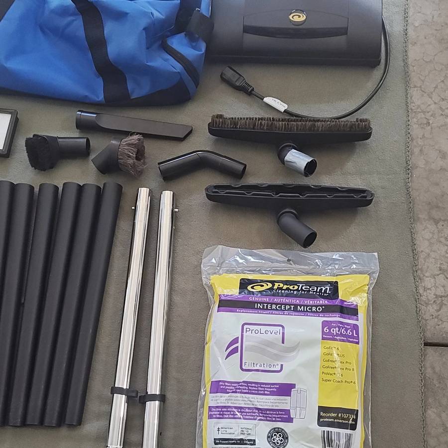 ProTeam GoFit 6 PH Commercial Backpack Vacuum Package - 2 Sets Available