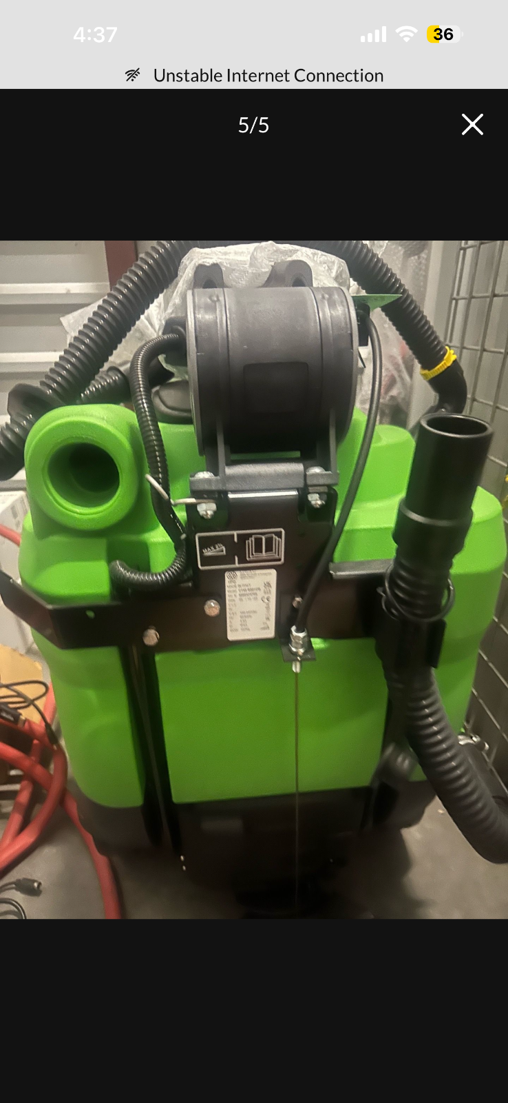 commercial IPC CT45 B50 floor scrubbe