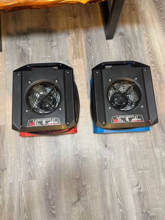 pair of Phoenix AirMax radial air movers in excellent working condition - $495 (Bronx)