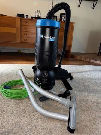 Kleenline 10-Quart Commercial Backpack Vacuum - Pulse Power (Excellent - $300 (boulder creek)