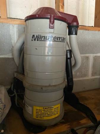Minuteman BPV HEPA Commercial Backpack Vacuum - Working Motor C84790-00 - $200 (Omaha)