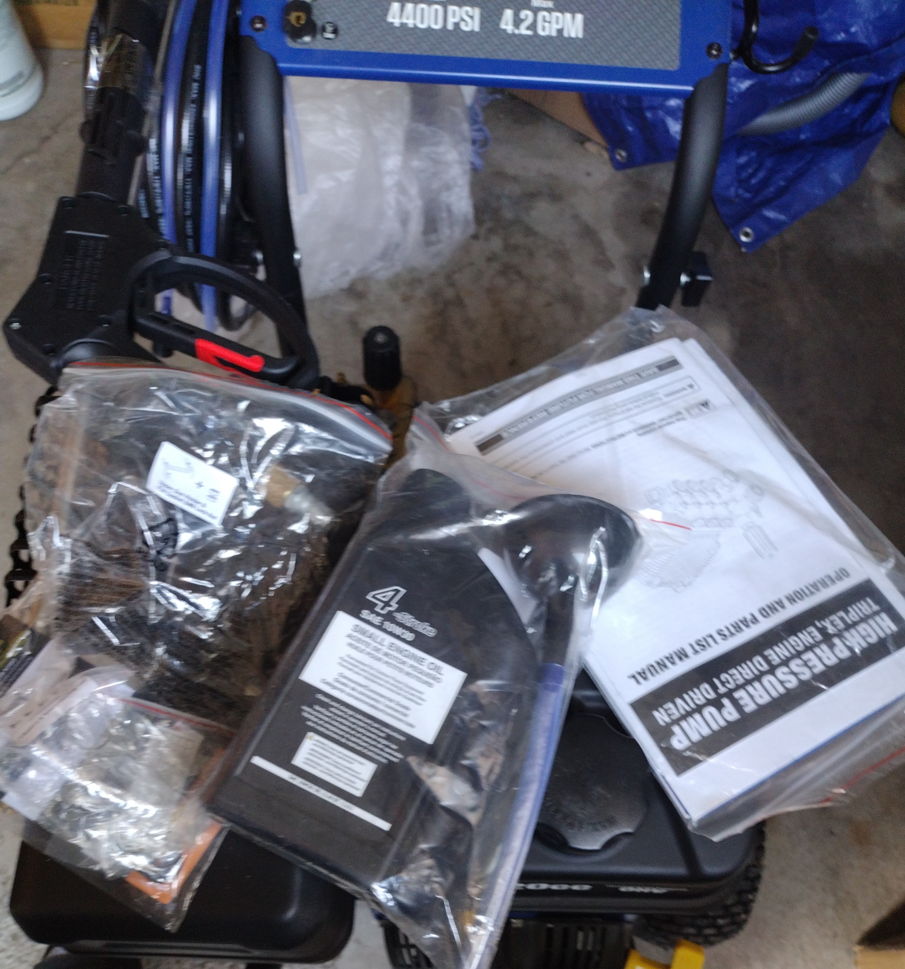 Westinghouse WPX4400 Gas pressure washer