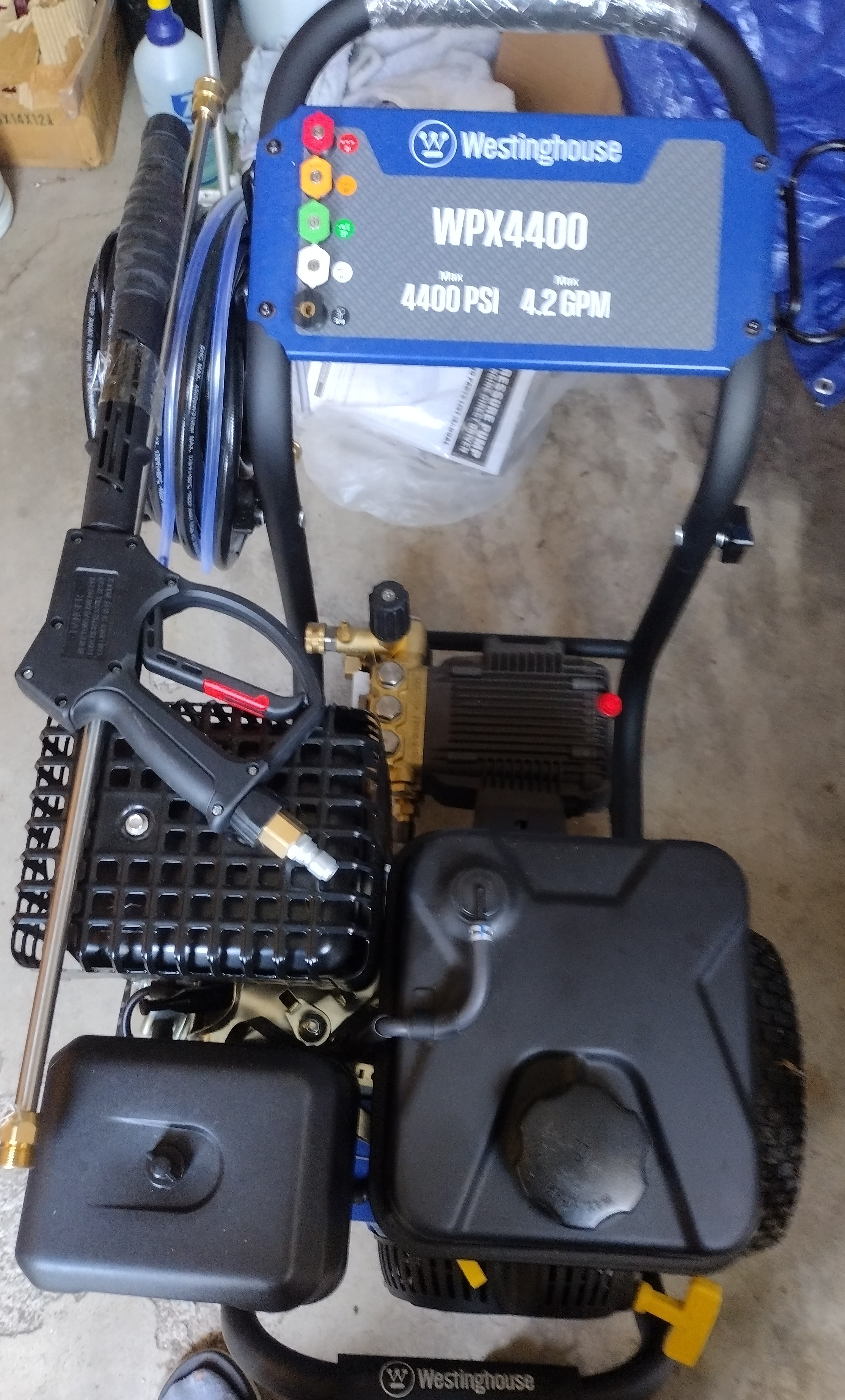 Westinghouse WPX4400 Gas pressure washer