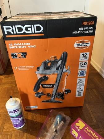 NXT Shop Vacuum Wet/Dry Vac (12 gal), HEPA filter - $100 (Midtown West)