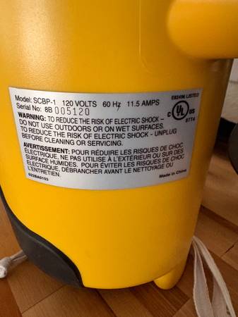 Carpet Pro SCBP1 commercial backpack vacuum - $220 (New Braunfels)