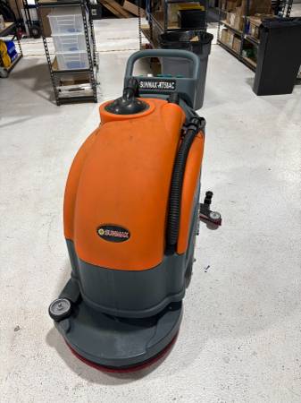 SUNMAX RT50AC Corded Floor Scrubber, 22" Path, 80 Hours, OBO - $1,100
