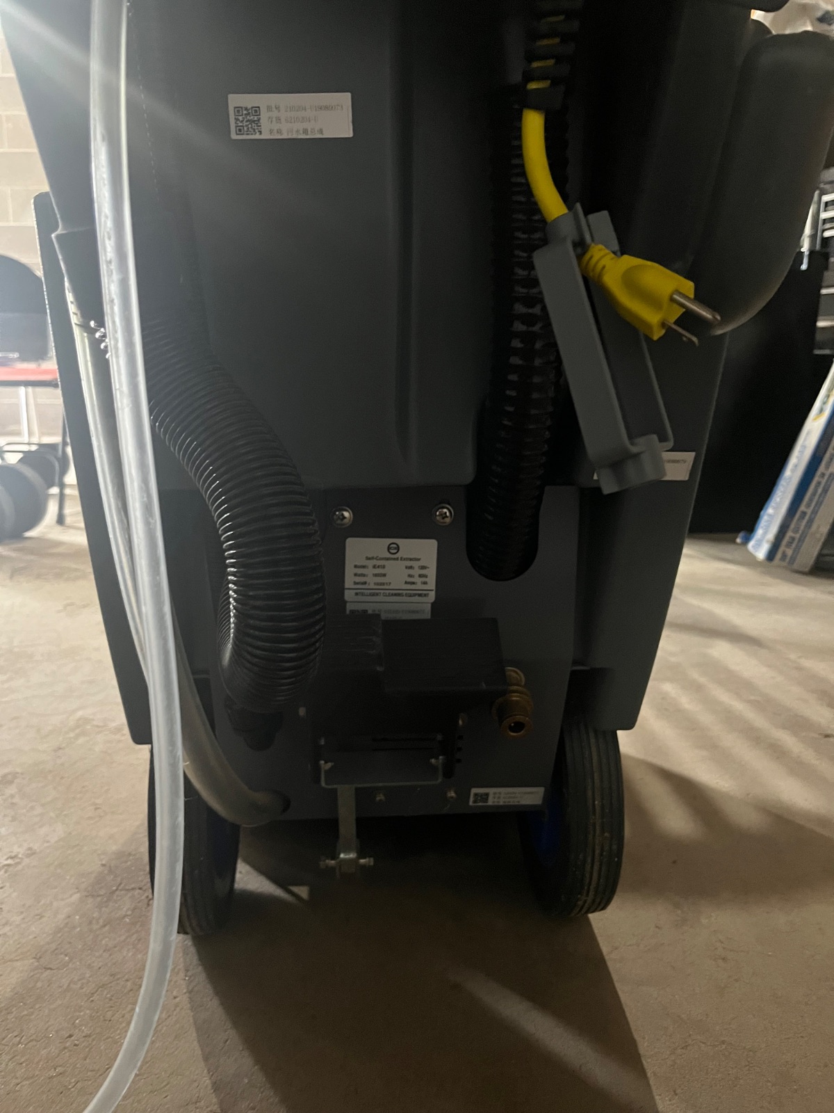ICE carpet extractor