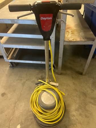 NEW Dayton 17” Commercial Floor Buffer / Scrubber – 1.5 HP – Model 6UFR5 - $199 (Newport)