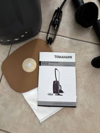 Tomahawk Electric Backpack Vacuum - NEW - $269