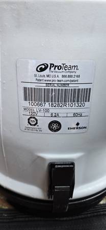 Pro Team Commercial Backpack Vacuum Cleaner - $165 (Vienna)
