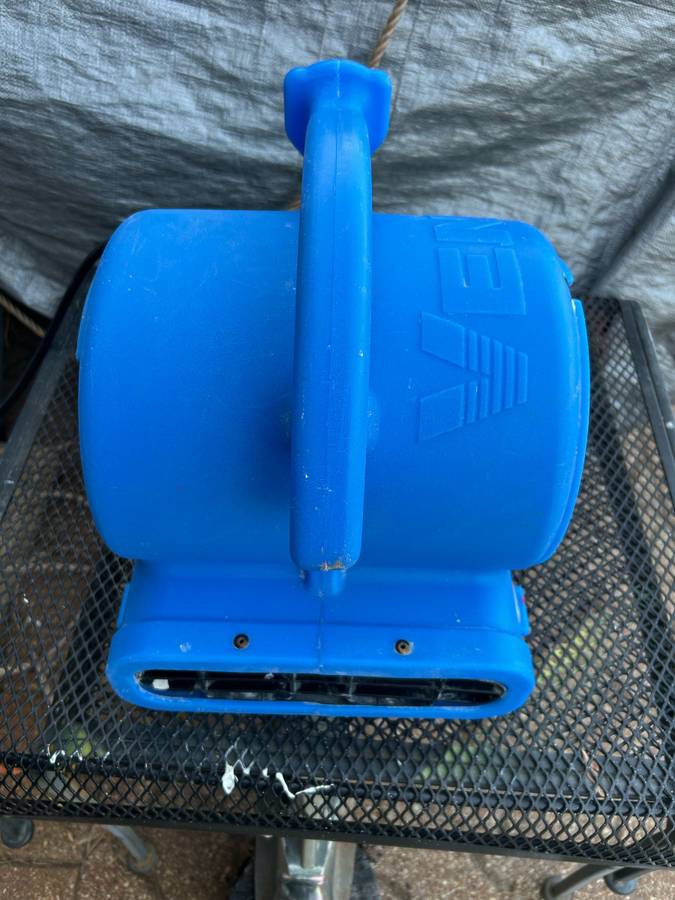 B-AIR VP-20 ⅕ HP COMMERCIAL AIR MOVER & BLOWER FAN: BLUE