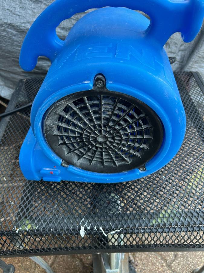 B-AIR VP-20 ⅕ HP COMMERCIAL AIR MOVER & BLOWER FAN: BLUE