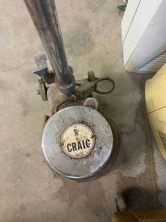 Vintage Craig Commercial Floor Buffer / Polisher with Horsehair Brush - $55 (Newport)