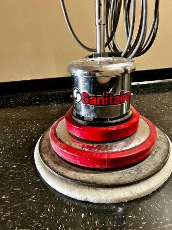 Sanitaire Commercial Floor Buffer / Floor Polisher w/ Pads & Brush - $395 (Ocean Beach)
