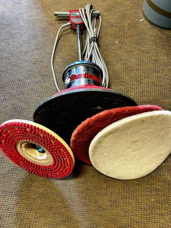 Sanitaire Commercial Floor Buffer / Floor Polisher w/ Pads & Brush - $395 (Ocean Beach)